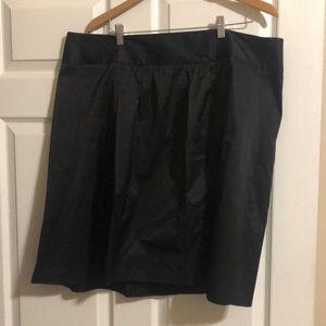 Black, pleated Lane Bryant skirt size 20